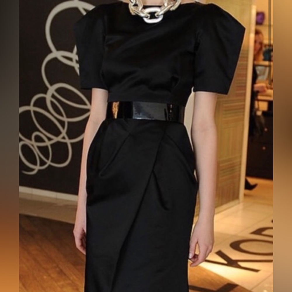 * SOLD *Michael Kors Plegged Structured Dress